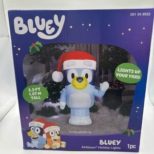 New Bluey 3.5’ Christmas Yard Decor Light-Up Inflatable Holiday Gemmy